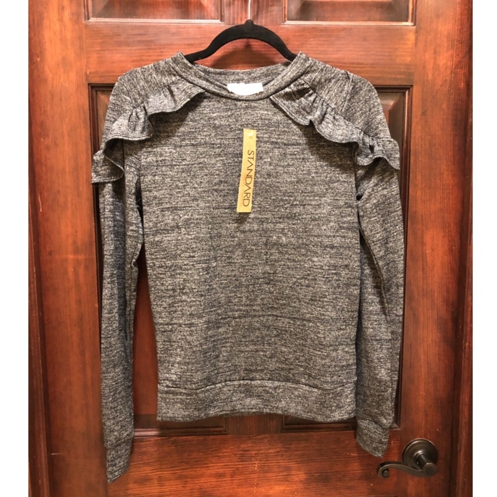 STANDARD Heather Black/Grey Sweater